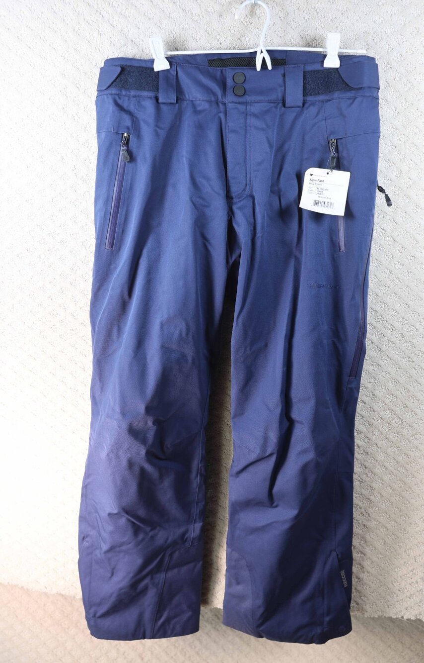 NWT Obermeyer Alpin Ski Pants Mens Midnight Navy Blue Snowboard Pant Snow Size M